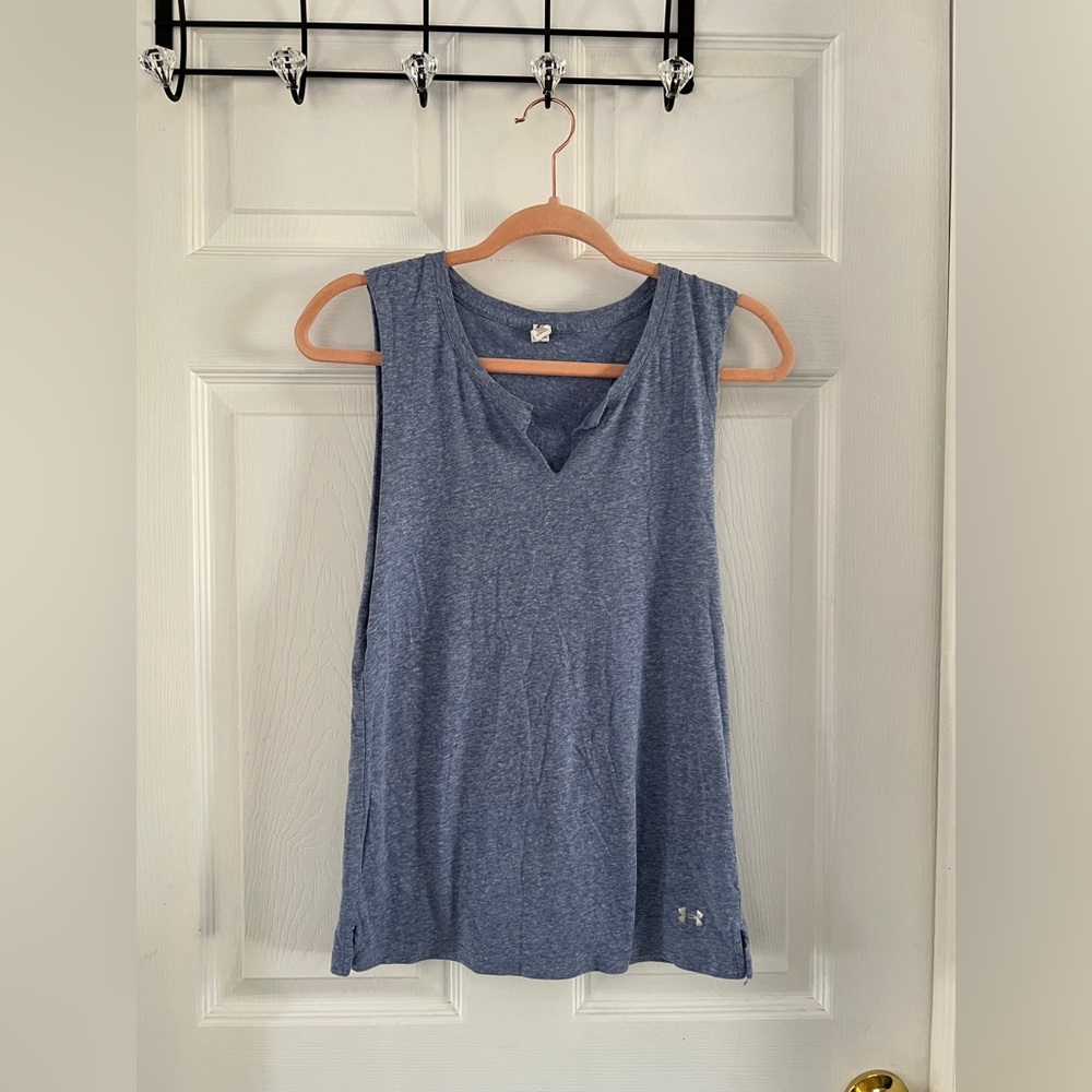 Under Armour Heather Blue Tank Top